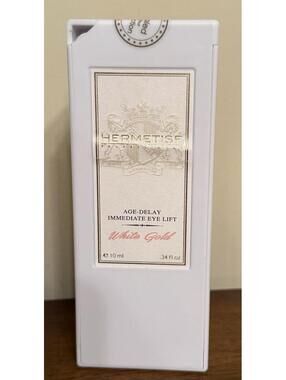 Herrmetise White Gold Age-Delay Immediate Eye Lift, 10 ml,  New in Cracked Case